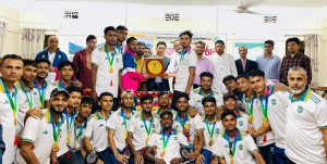 প্রশাসক আন্ত: উপজেলা গোল্ডকাপ ফুটবল টুর্নামেন্ট-এর চ্যাম্পিয়ন টিমকে সংবর্ধনা