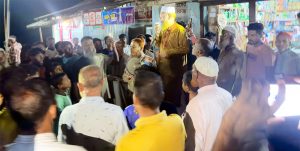 কোম্পানীগঞ্জ তেলীখালে ধানের শীষের পক্ষে হাকিম চৌধুরীর গণসংযোগ