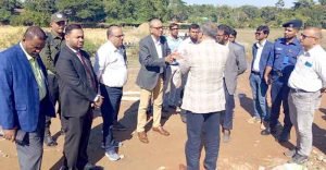 কুলাউড়া-শাহবাজপুর রেলপথ পুনর্বাসন প্রকল্প পরিদর্শনে রেলওয়ে সচিব