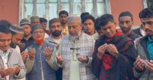 কুলাউড়ায় হাদির গায়েবানা জানাজা