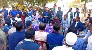 শান্তিগঞ্জে ফসল রক্ষা বাঁধ নির্মাণে গণশুনানি