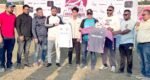 সিলেট জেলা অনূর্ধ্ব ১৬ দলকে জার্সি প্রদান