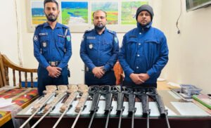 র্যাব-পুলিশের অভিযানে ১২টি এয়ারগান উদ্ধার