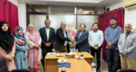 নর্থ ইস্ট ইউনিভার্সিটিতে নবনিযুক্ত ডিনদের সংবর্ধনা