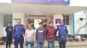 কানাইঘাটে হত্যা মামলার ৩ আসামী গ্রেফতার