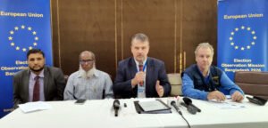 স্বচ্ছ নির্বাচনের মাধ্যমে বাংলাদেশ গতিশীল রাষ্ট্র হিসেবে আবির্ভূত হবে : সিলেটে প্রেসক্লাবে ইইউ পর্যবেক্ষণ মিশন প্রধান