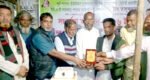 শান্তিগঞ্জে প্রবাসী নেতাকে সংবর্ধনা
