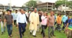 ঝড়ে ক্ষতিগ্রস্ত হকার্স শেড পরিদর্শনে সিসিক প্রশাসক