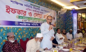 এতিম শিশুদের নিয়ে শান্তিগঞ্জ সমিতির ইফতার মাহফিল
