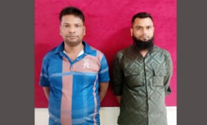 বন্দরবাজার থেকে ২ চাঁদাবাজ গ্রেফতার