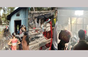 ভাতালিয়ায় অগ্নিকাণ্ডে বসতঘর পুড়ে ছাই