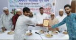 সাংবাদিক ফয়ছল আলমকে শেখঘাট শুভেচ্ছা যুব সংঘের সংবর্ধনা 