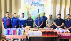 কুলাউড়ায় ভেজাল প্রসাধনী জব্দ, গ্রেফতার ৬