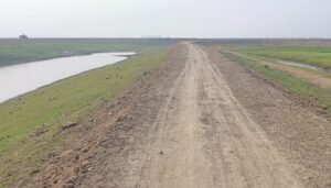 পাউবো-পিআইসি ‘আঁতাত’, শান্তিগঞ্জে এখনো অসমাপ্ত বাঁধের কাজ