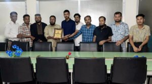 পূবালী ব্যাংকের এ.এজিএম হওয়ায় কবিরুল ইসলামকে শান্তিগঞ্জ সমিতি সিলেটের সংবর্ধনা