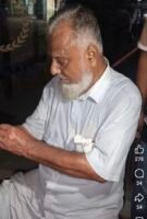 আম্বরখানায় ড্রেনের স্ল‍্যাব খোলা , পড়ে আহত বৃদ্ধ