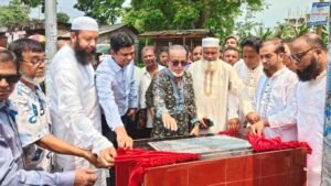 কুলাউড়ায় উন্নয়ন কাজের উদ্বোধন