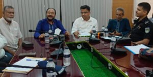 শ্রীমঙ্গলে আইনশৃঙ্খলা বিষয়ক বিশেষ সভা