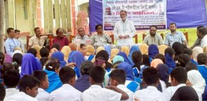 শান্তিগঞ্জে জেবিবি উচ্চ বিদ্যালয়ে এসএসসি পরিক্ষার্থী বিদায়ী সংবর্ধনা অনুষ্ঠিত