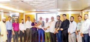 ওসমানী মেডিকেল কলেজের উপাধ্যক্ষকে মাউন্ট এডোরা হসপিটালের ফুলেল শুভেচ্ছা/৮