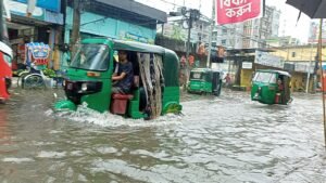 আধঘণ্টার বৃষ্টিতেই জলমগ্ন সিলেট