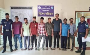 বড়লেখায় মাদক কারবারিসহ গ্রেফতার ৮