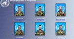 মরণোত্তর জাতিসঙ্ঘ পদকে ভূষিত বাংলাদেশী ৬ শান্তিরক্ষী