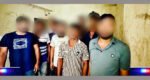 বটেশ^রে যাত্রীবাহী বাস থেকে ভারতীয় কম্বলসহ আটক ৯
