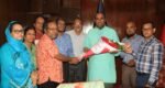 সরকারি মহিলা কলেজের পক্ষ থেকে সিসিক প্রশাসককে শুভেচ্ছা