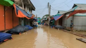 ঢলে তলিয়ে গেছে হবিগঞ্জের ৩ গ্রাম