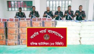 এক মাসে ২০২ কোটি টাকার পণ্য জব্দ বিজিবির
