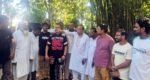 উন্নয়নবঞ্চিত কল্লোগ্রাম রাস্তা পরিদর্শনে ইমদাদ চৌধুরী