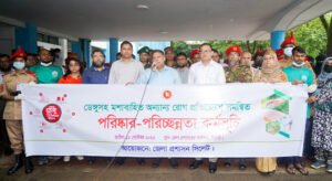 সিলেটে মশাবাহিত রোগ প্রতিরোধে সমন্বিত পরিচ্ছন্নতা অভিযান শুরু