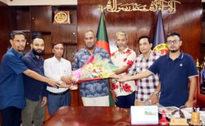 সিসিক প্রশাসকের সাথে জাসাস নেতৃবৃন্দের সৌজন্য সাক্ষাৎ