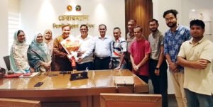 সিউক চেয়ারম্যানকে নারী ও শিশু অধিকার ফোরামের শুভেচ্ছা