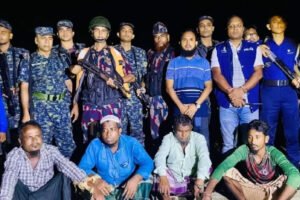 গোয়াইনঘাটে অবৈধ বালু উত্তোলনে ৩ জনকে দেড় লাখ টাকা জরিমানা