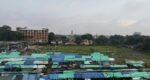লালদীঘির অর্ধেকই খালি, হকাররা ফের ফুটপাতে