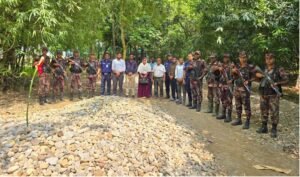 দোয়ারায় ৪ হাজার ২৬১ ঘনফুট পাথর জব্দ