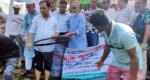 জগন্নাথপুরে মাছের পোনা অবমুক্ত