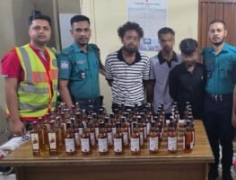 লাক্কাতুরা থেকে মাদকসহ ৩ যুবক গ্রেফতার