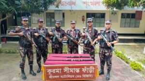 কমলগঞ্জে বিজিবির অভিযানে ২টি একনলা বন্দুক উদ্ধার