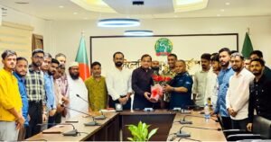 রংপুর উন্নয়ন কর্তৃপক্ষের চেয়ারম্যানকে সিউক’র সংবর্ধনা