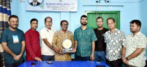 জিডিএফের সংবর্ধনা পেলেন নিহার রঞ্জন