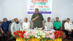 রায়ের গ্রামে মন্দিরের উন্নয়ন নিয়ে মতবিনিময়