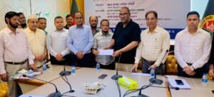 কল্যাণ তহবিলের চেক বিতরণ অনুষ্ঠানে প্রশাসক: সিসিককে আরও জনবান্ধব হিসেবে গড়তে চাই
