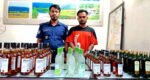 জৈন্তায় ৯৬ বোতল বিদেশি মদসহ চালক আটক