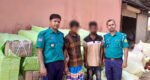বালুর নিচে চোরাইপণ্য ট্রাকসহ আটক ২