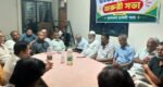 ভার্থখলা স্বর্ণালী সংঘের প্রতিবাদ সভা অনুষ্ঠিত