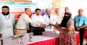 বিশ্বনাথে ৫ শতাধিক রোগীকে বিনামূল্যে চিকিৎসাসেবা
