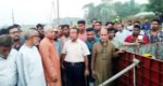 শিকপুর-বহরগ্রাম সেতুর কাজ পরিদর্শনে এমপি এমরান